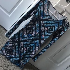 Long sleeve stretchy form fitting dress